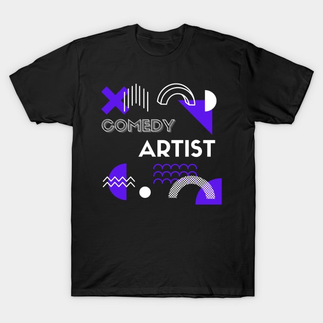 Comedy Artist Retro T-Shirt by Ognisty Apparel